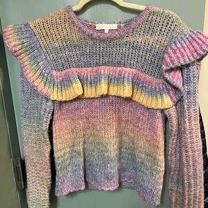 Loveshackfancy Yumi Multicolored Sweater
